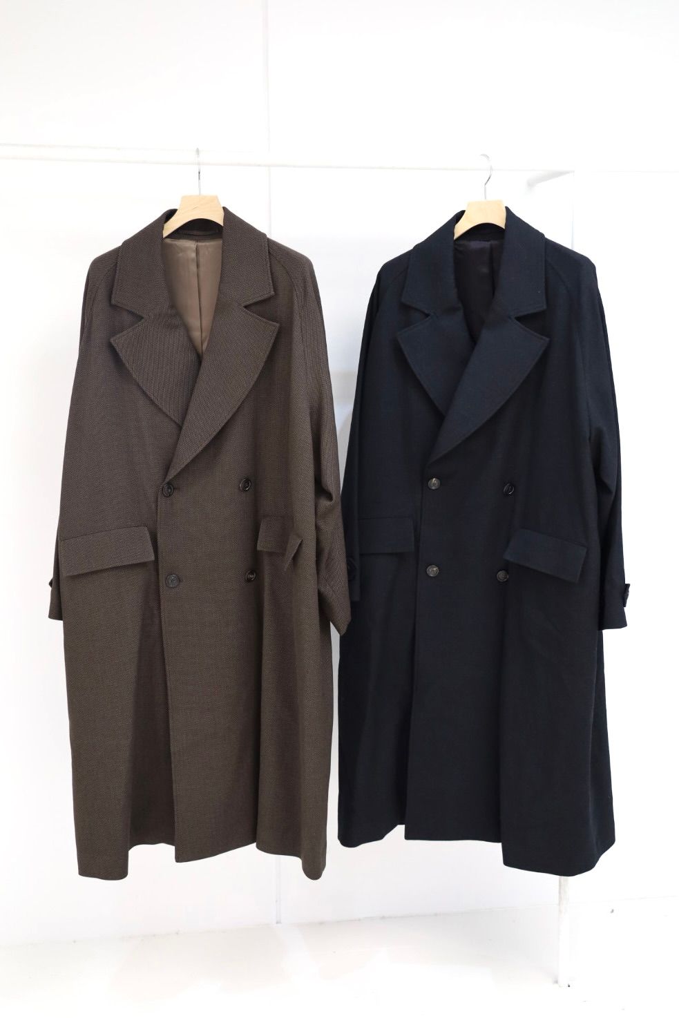 マーカ 26AW GREAT COAT(M26C10CO01C)BROWN BIRD’S-EYE☆新作発売！