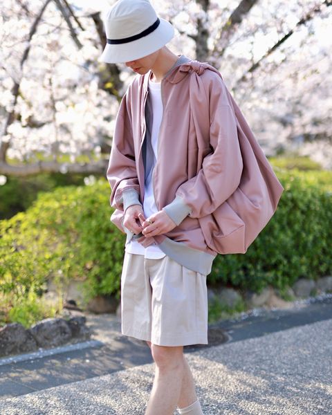 A.PRESSE アプレッセ23SS Two Tuck Chino Shortsスタイル