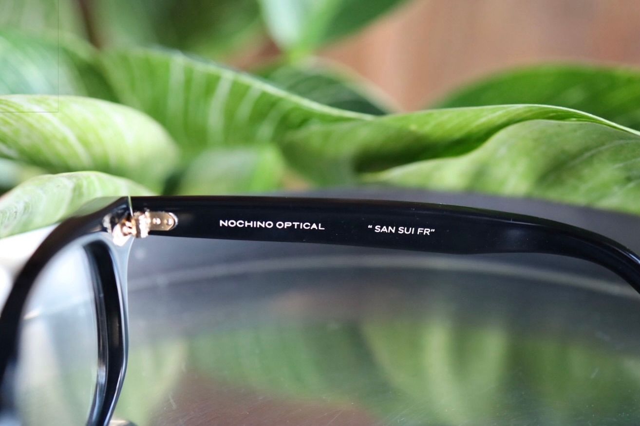 ノチノオプティカル "SANSUI FR" #1.GLOSS BLACK × CLEAR to GREY (調光モデル)☆11月22日(土)再入荷！