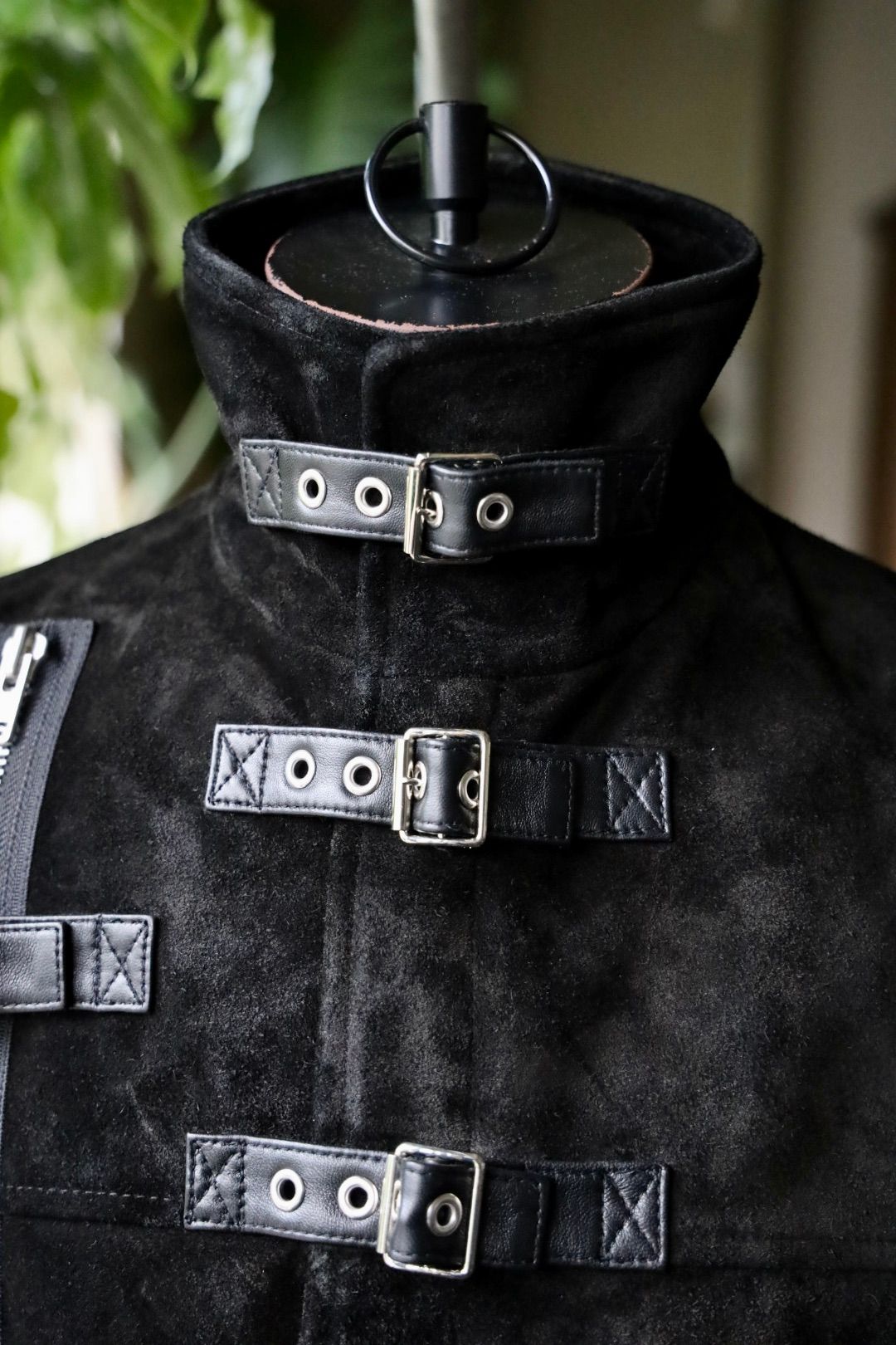 doublet 25AW BUCKLE OVERLOAD LEATHER JACKET(25AW06BL222)BLK SUEDE☆7月12日(土)発売！