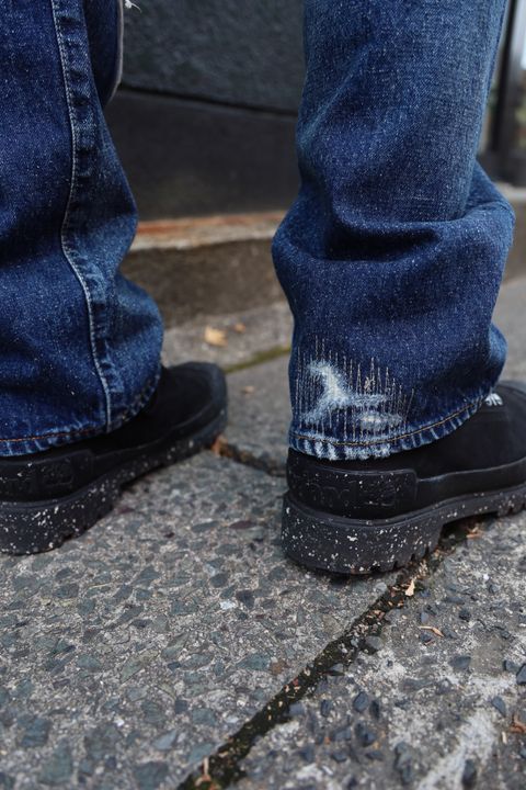アイジュンヤワタナベマン 24AW New Manual Wネームデニムパンツ(L)