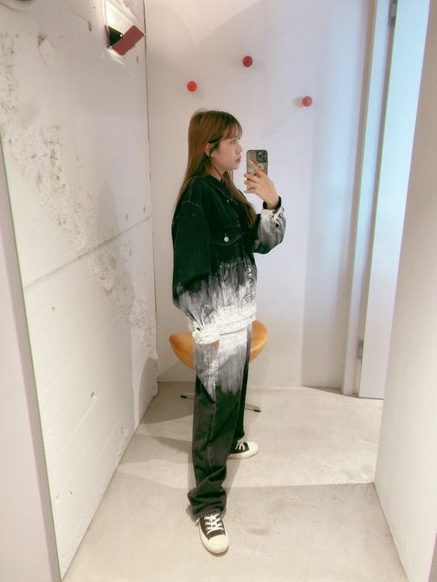 YOKE 新作HAND PAINTED DENIM TRUCKER JACKET style.2024.8.23