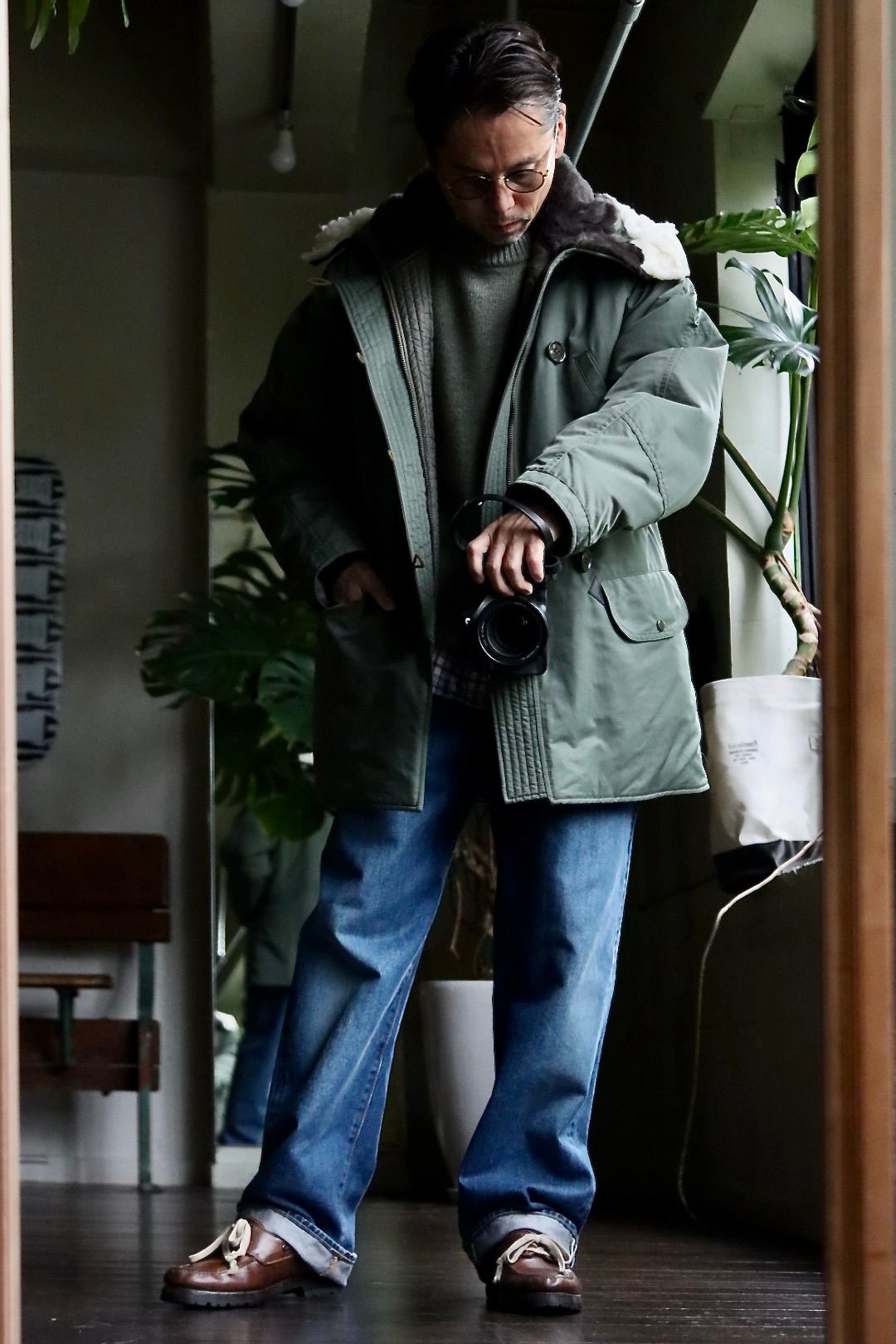 ALPHA INDUSTRIES 米軍 実品 N-3B Flight Jacket 90's | AURALEE ...