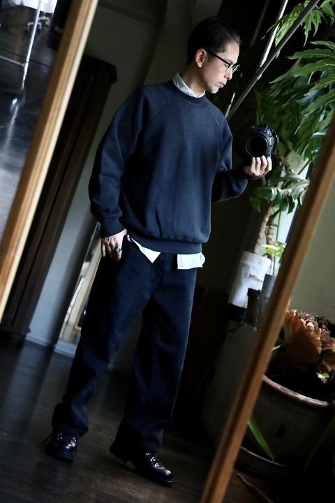 A.PRESSE Vintage Sweatshirtスタイル2024.8.15.