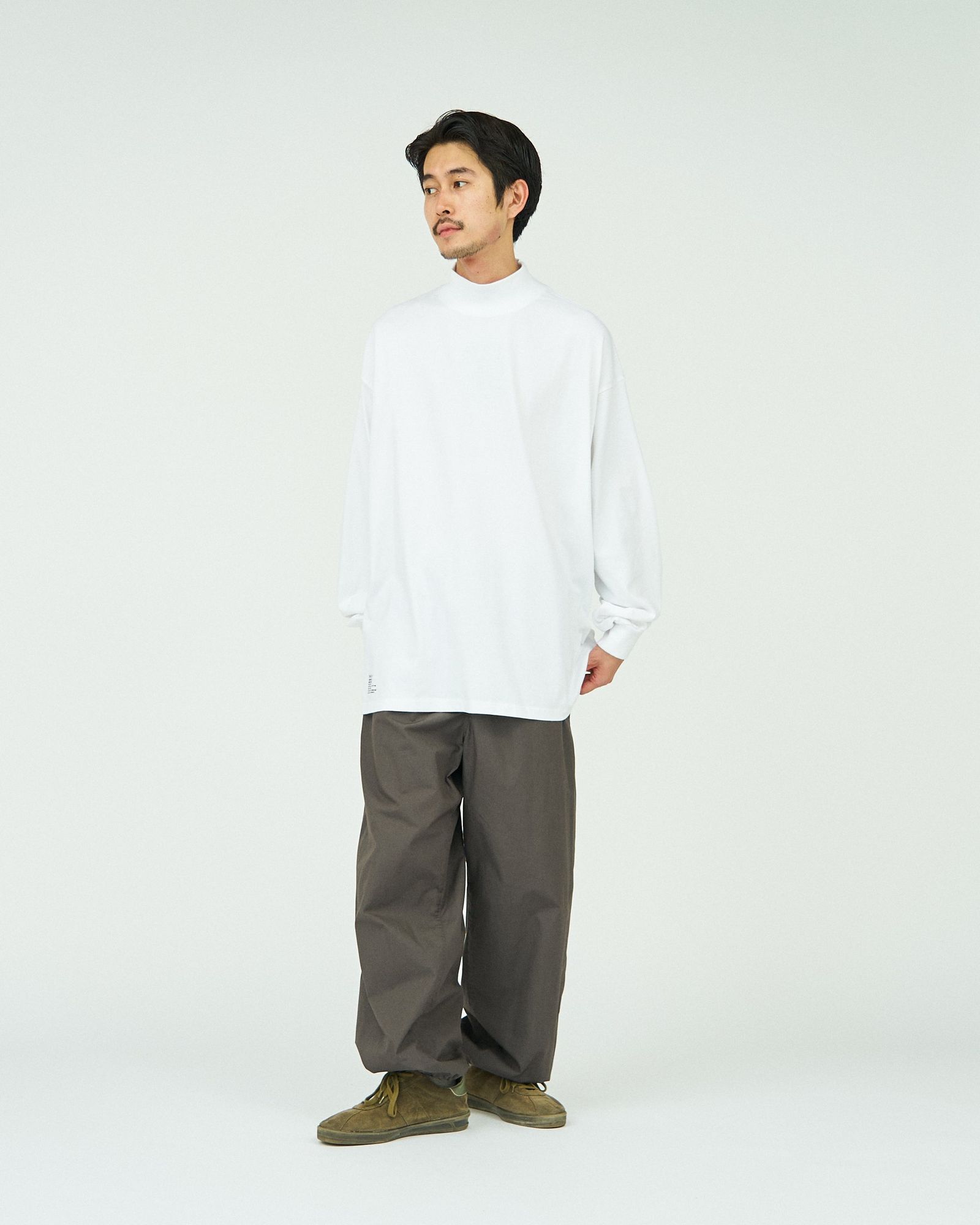 FreshService - フレッシュサービス 2-PACK CORPORATE L/S MOCK NECK TEE(WHITE) | mark