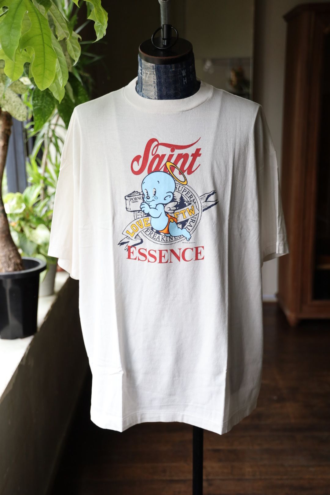【SAINT Mxxxxxx】EV_SS TEE / ORANGE / WHITE 半袖 Tシャツ EV_SS TEE | SAINT Mxxxxxx(セント マイケル) / トップス