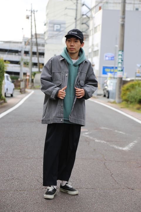 Graphpaper Colorfast Denim Blouson"GRAY"Style.2020.11.1.