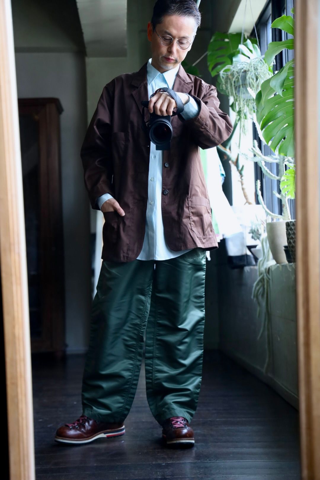 FOUNDOUR - WORK JACKET/ワークジャケット-BROWN-25ss | asterisk