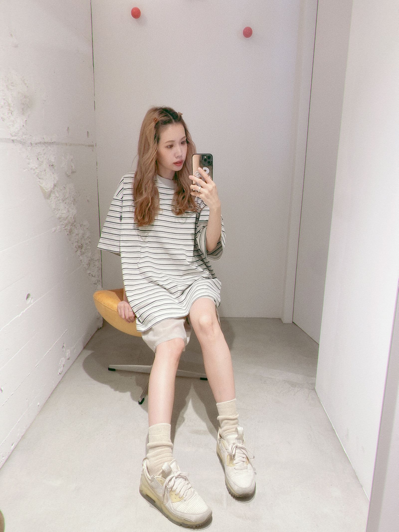 セダンオールパーパス SS24  Striped S/S Pocket Tee(SD24S-CT05)Stone Navy☆4月20日(土)発売！