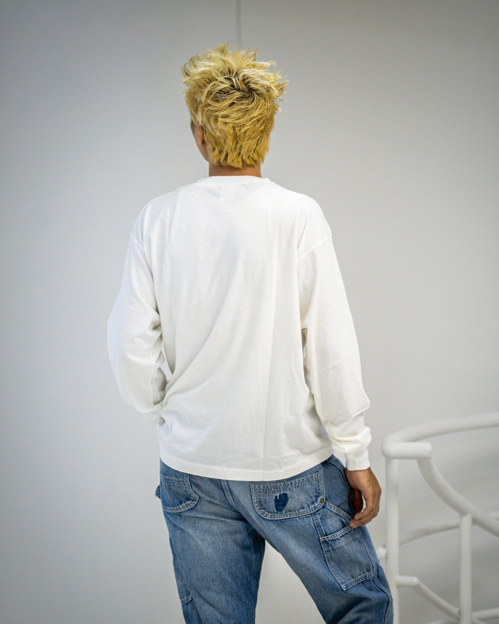 セントマイケル Tシャツ FASHION POLITICS LS TEE(SM-HR1-0000-034)WHITE★9月13日(土)発売！