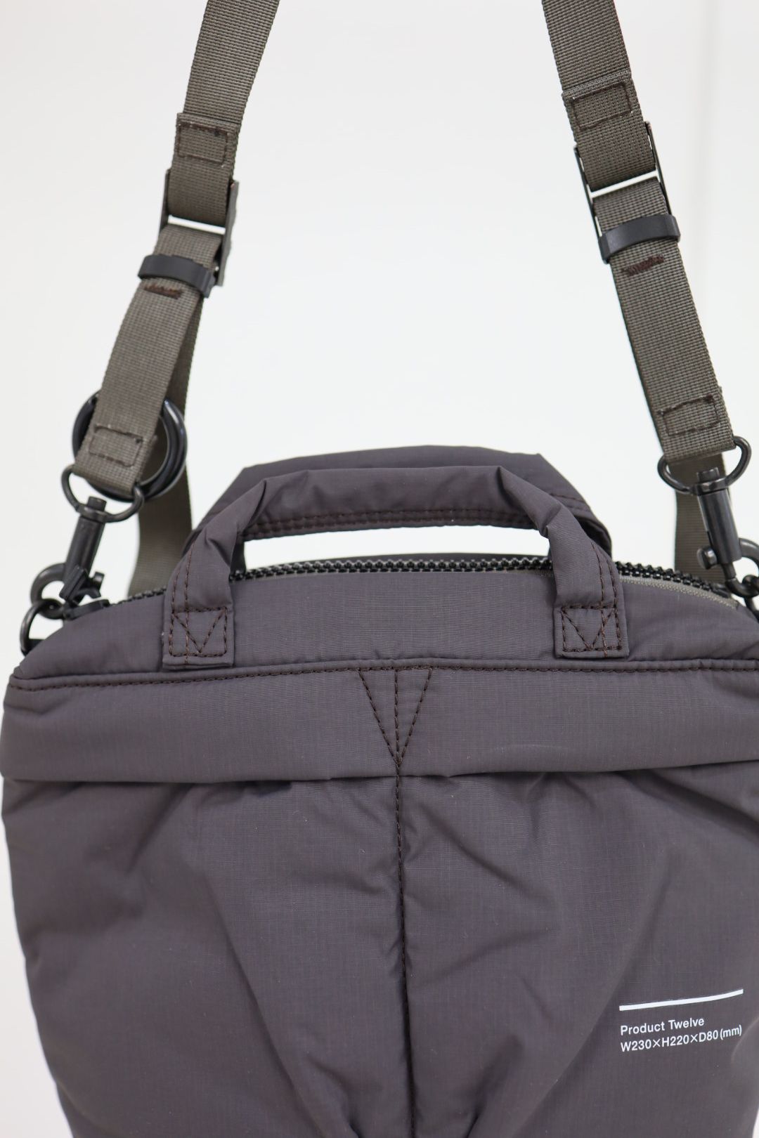 プロダクトトゥエルブ SS26 City Helmet Bag Small(265S-PAC04)BROWN