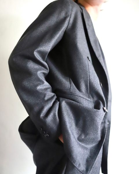 A.PRESSE 23AW Double Breasted Jacketスタイル