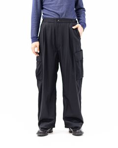 プロダクトトゥエルブ SS26 P12 Techno Wool Utility Pants(26SS-PPT01B)BLACK
