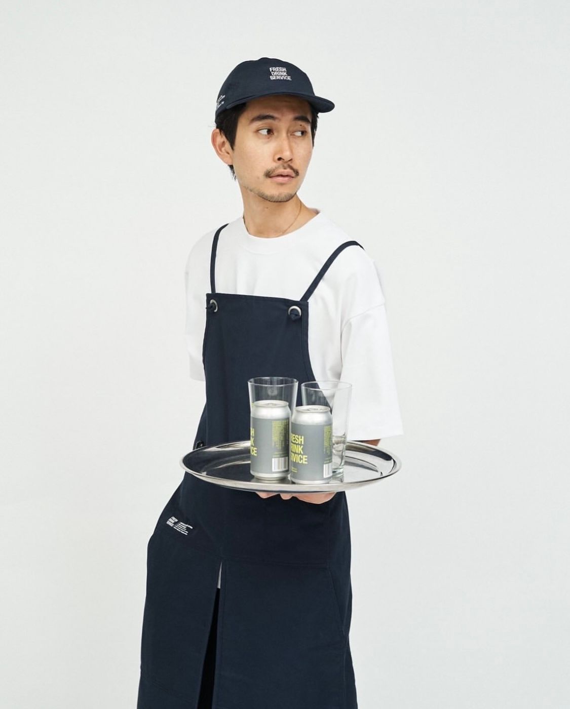 フレッシュサービス  FDS_CORPORATE UNIFORM APRON(FDS252-99087)NAVY