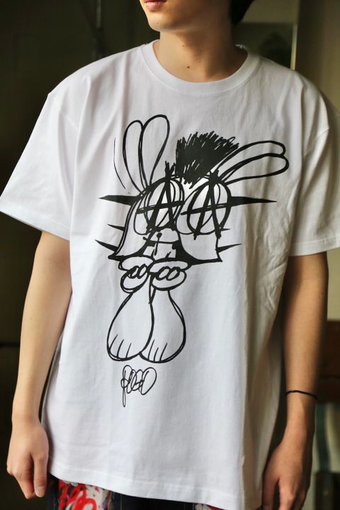 KIDILL×SKOLOCT T-SHIRTS (KLSKT05) "WHITE" style.2021.1.23.
