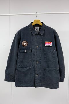BOW WOW 25FWバウワウ  DIGGIN' DONUTS DUCK COVERALL AGED(BWRC252-DDDC) AGED NAVY