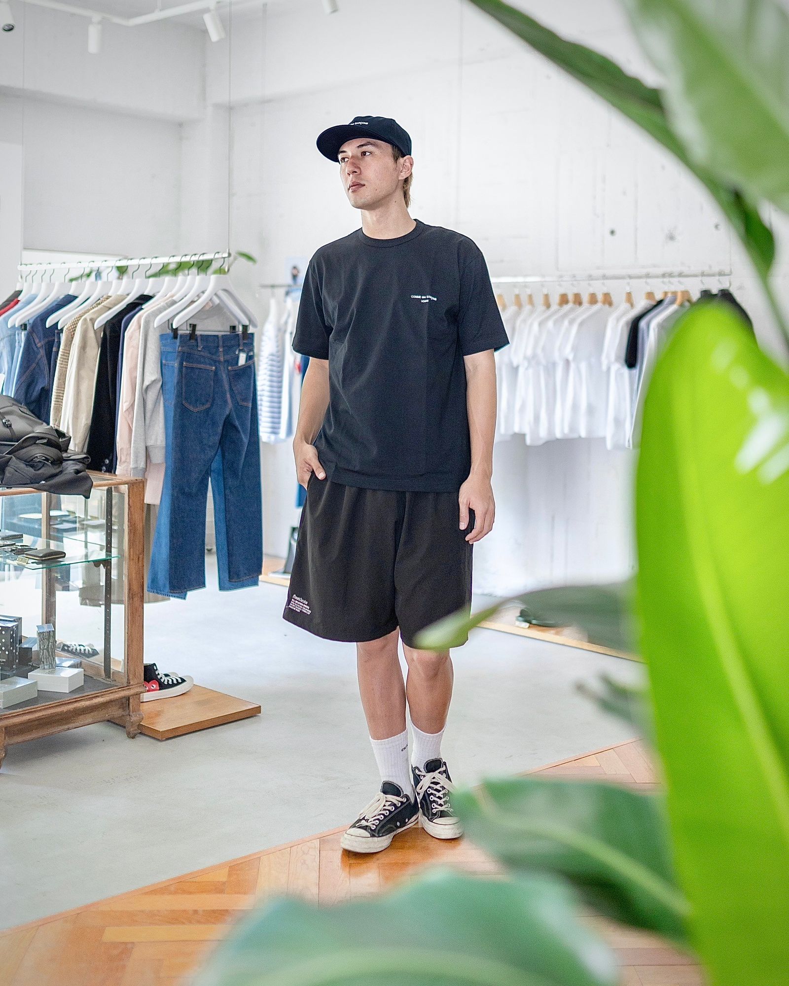COMME des GARCONS HOMME - コムデギャルソンオム24AW ロゴTシャツ(HN-T101-051)BLACK☆8月3日(土)発売! | mark COMME des GARCONS HOMME - コムデギャルソンオム24AW ロゴTシャツ(HN-T101-051)BLACK☆8月3日(土)発売! | mark