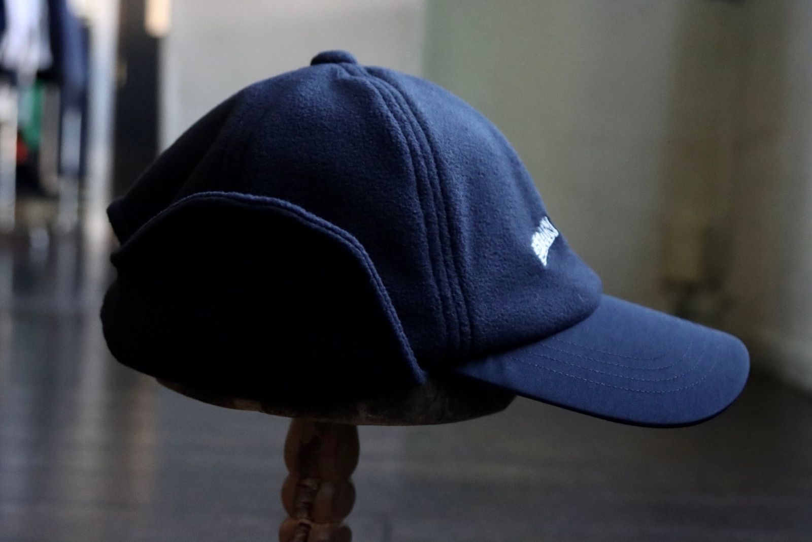 セダンオールパーパスFW23 Arch Logo Ear Flap Fleece Cap(SD23F-CP05)Black x Black☆10月28日(土)発売！