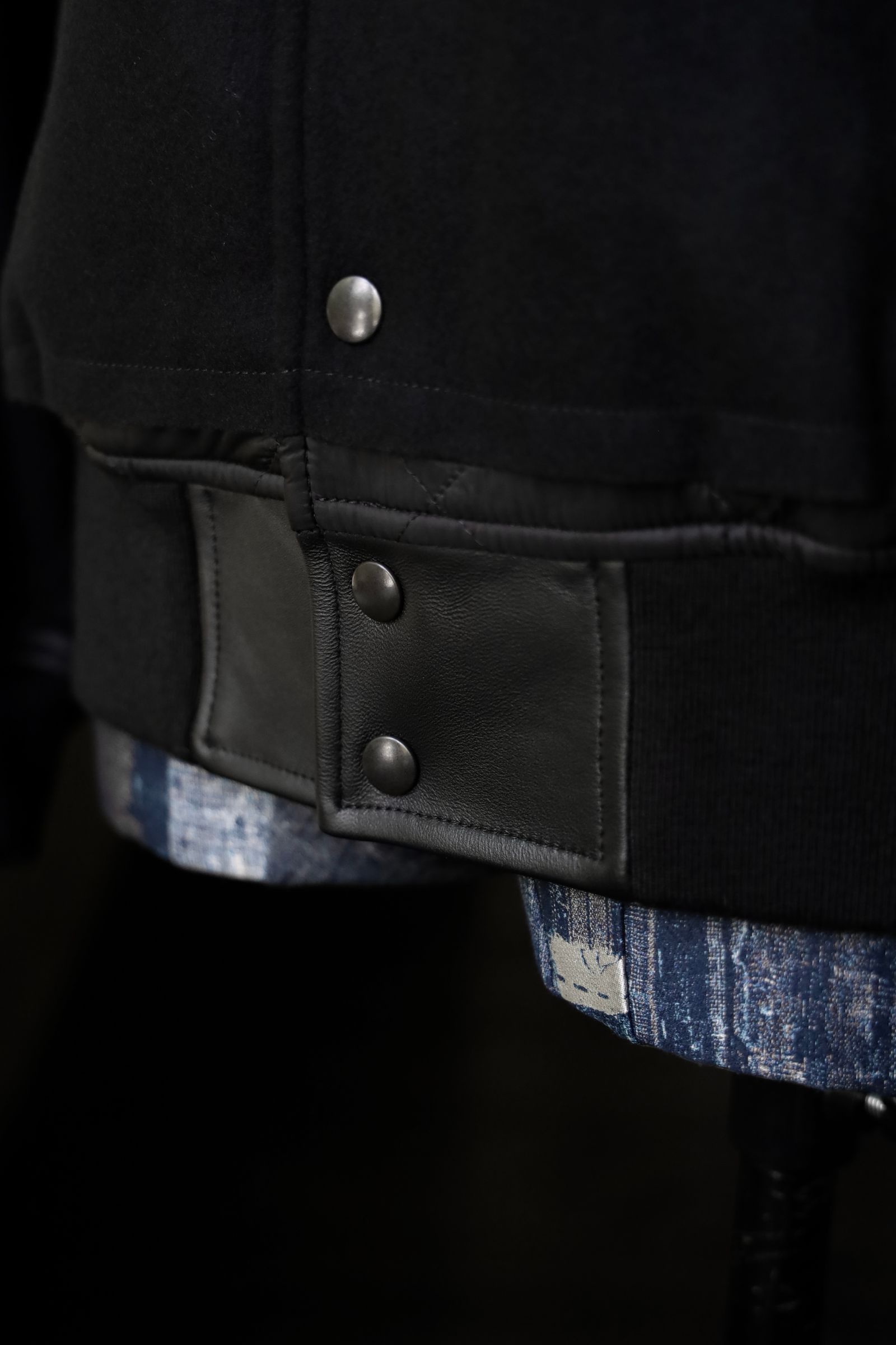 YOKE - ヨーク24FW BROKEN AWARD JACKET(YK24FW0744B)BLACK | mark YOKE - ヨーク24FW BROKEN AWARD JACKET(YK24FW0744B)BLACK | mark