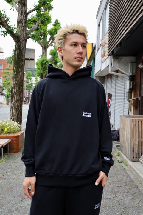 フレッシュサービス VIBTEX for FreshService SWEAT PULL HOODIE(BLACK)