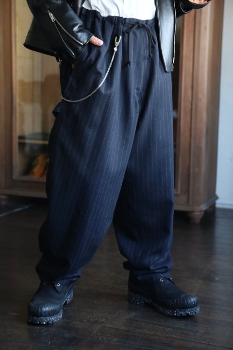 Y's for men STRIPED SERGE PAINTER PANTSスタイル