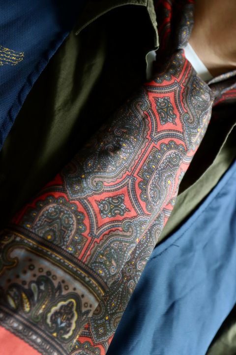 アプレッセ22AW Over Dyeing Military Shirt"OLIVE"スタイル2022.6.17.