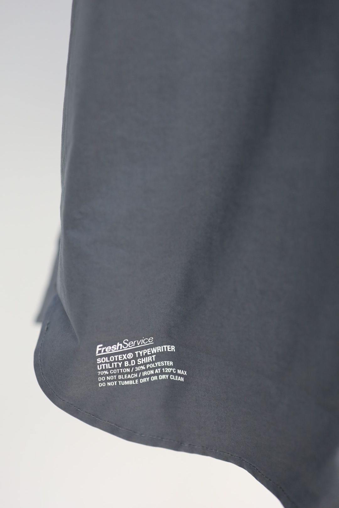 フレッシュサービス SOLOTEX® TYPEWRITER UTILITY S/S B.D SHIRT(FSC261-50203)GRAY☆3月20日(金)発売！