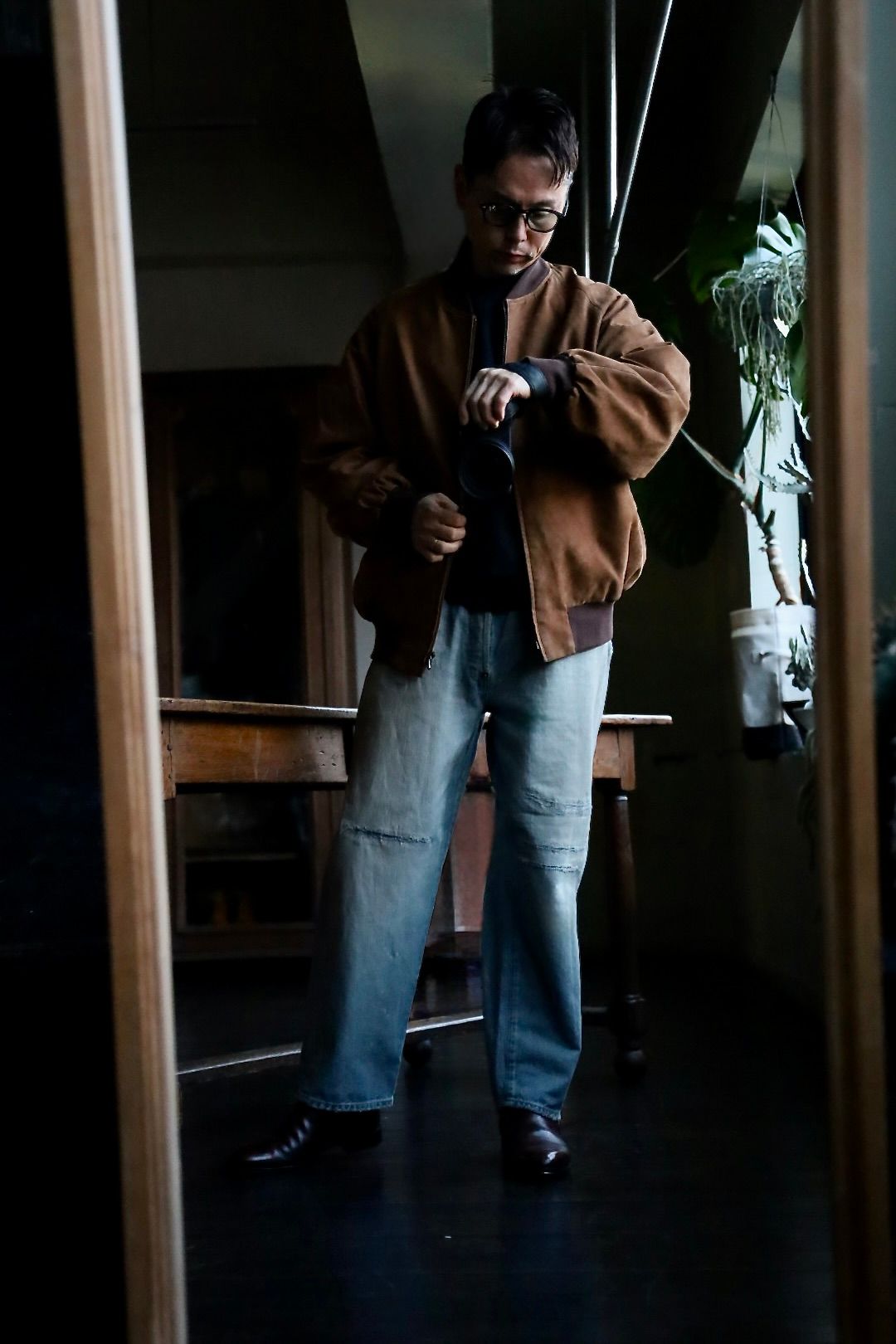 アプレッセ No.37 Washed Wide Denim Pants(25SAP-04-06H)BLEACH☆2月22日(土)発売！