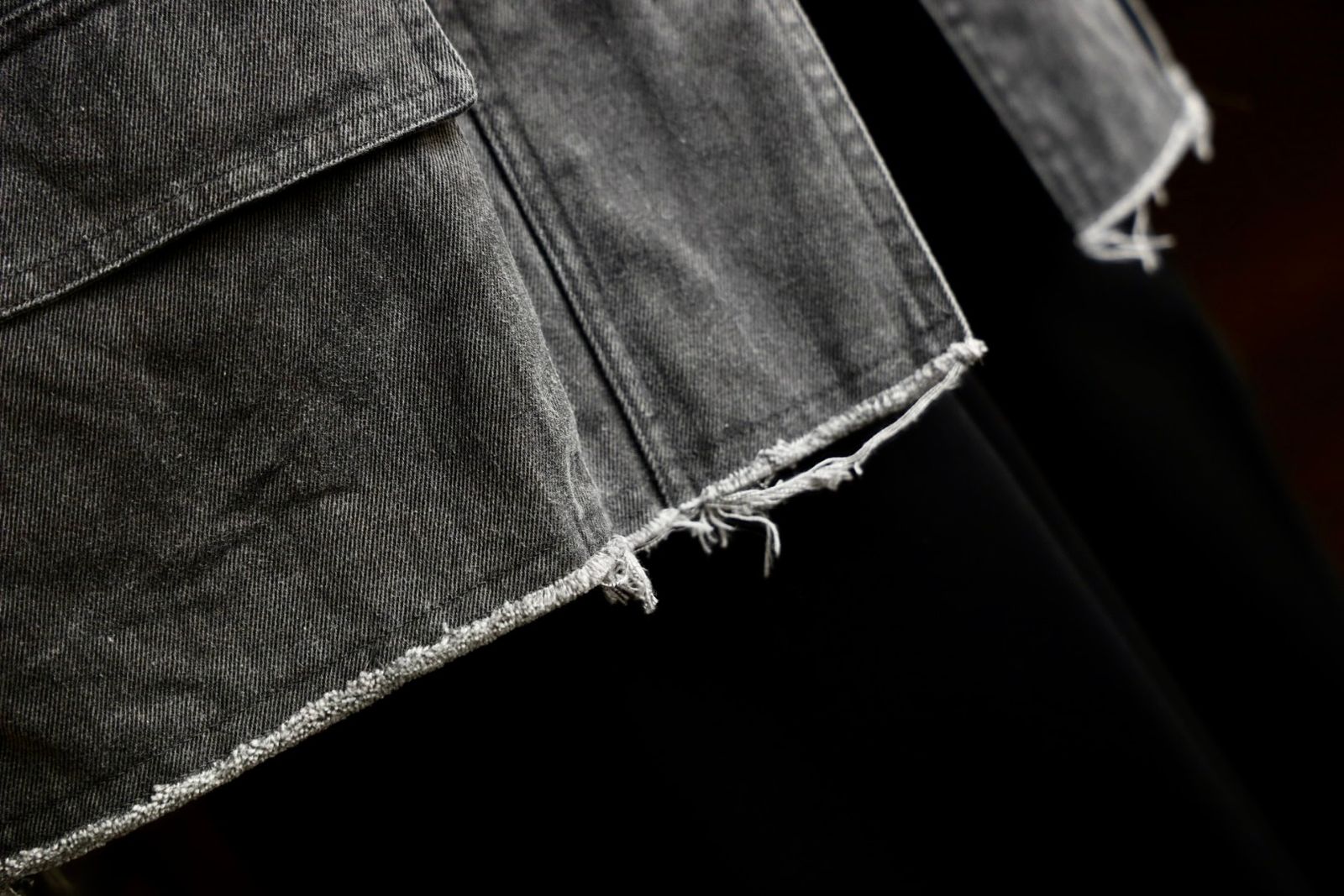 ヨーク25SS カバーオールCOTTON CUT-OFF COVERALL JACKET(YK25SS0925B)GRAY