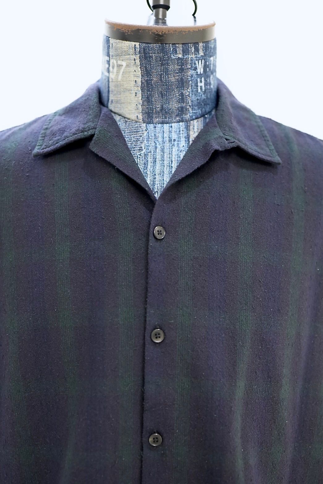 アプレッセ 2026 STYLE1 Silk Nep Loop Collar Shirts(26SAP-02-14)CHECK☆3月20日(金)発売！