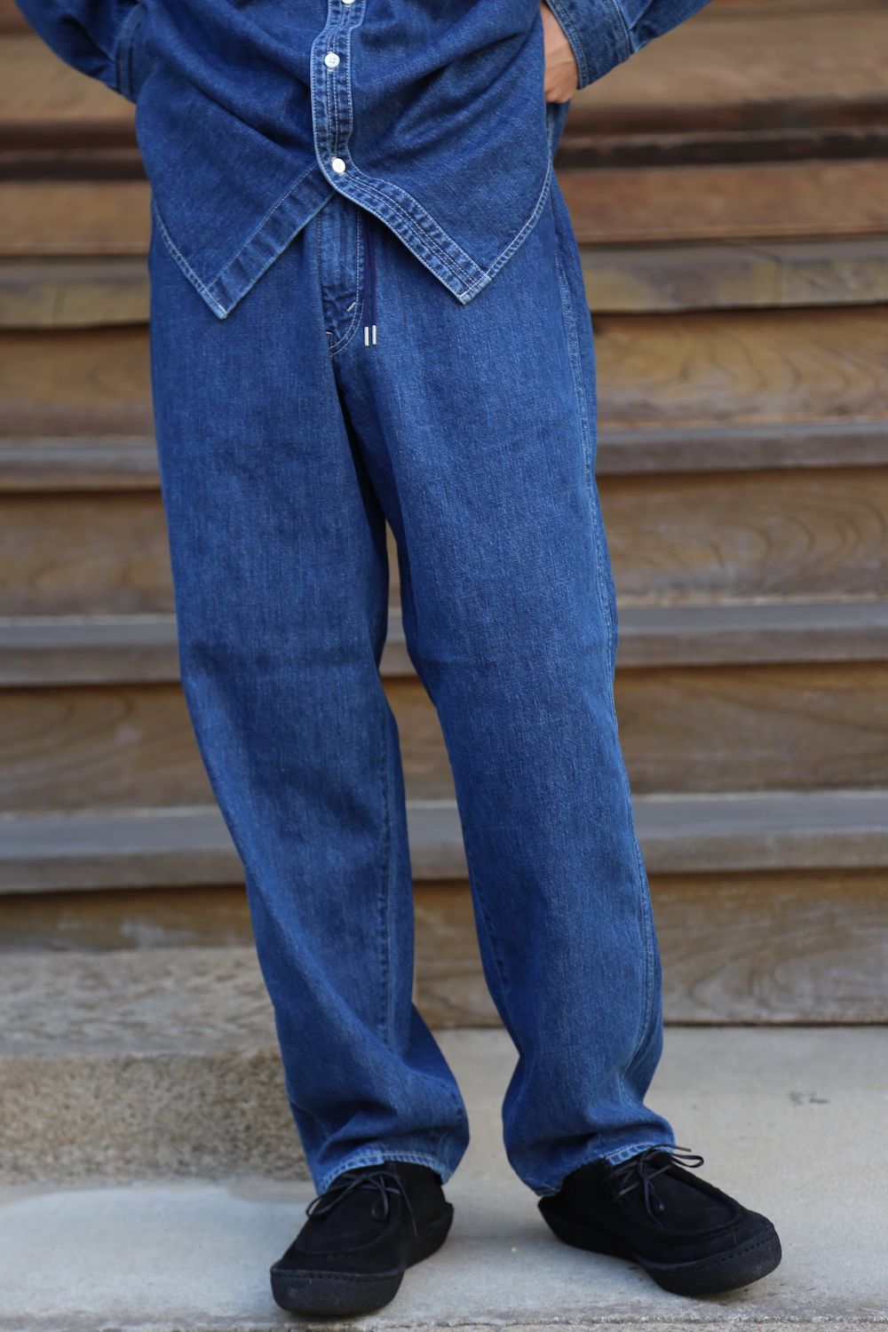 Graphpaper Denime Regular Collar Shirt & Denime Five Pocket Pants"FADE"Style.20201.12.14.