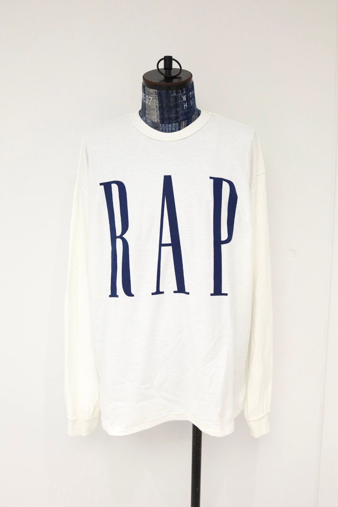 イズネスミュージック 26SS RAP LONG SLEEVE T-SHIRTS(ISNESS MUSIC×DJ SHOTA)(IMP7_16_RAPL/ST01)WHITE☆新作発売！