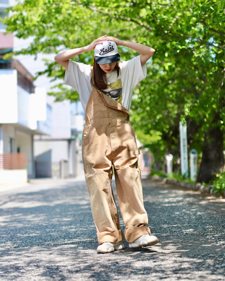 SAINT M×××××× - セントマイケル 23SS オーバーオールDOUBLE KNEE 