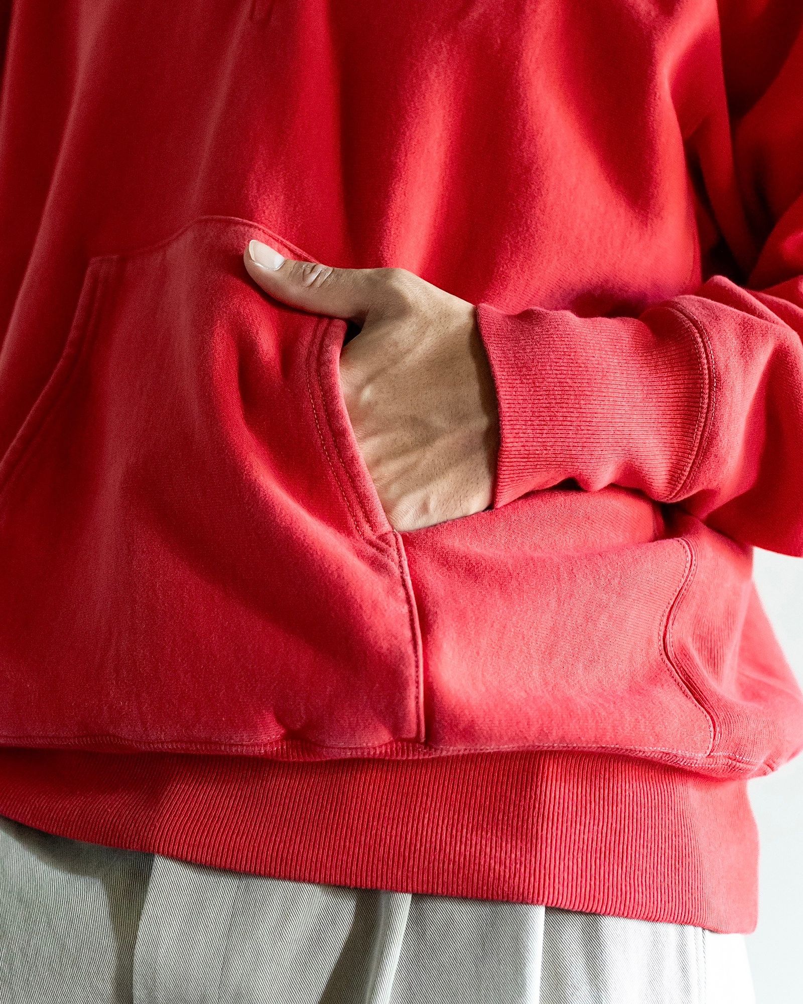 アプレッセ Vintage Half Zip Sweat  Hoodie (24AAP-05-07K)RED☆8月24日(土)発売！