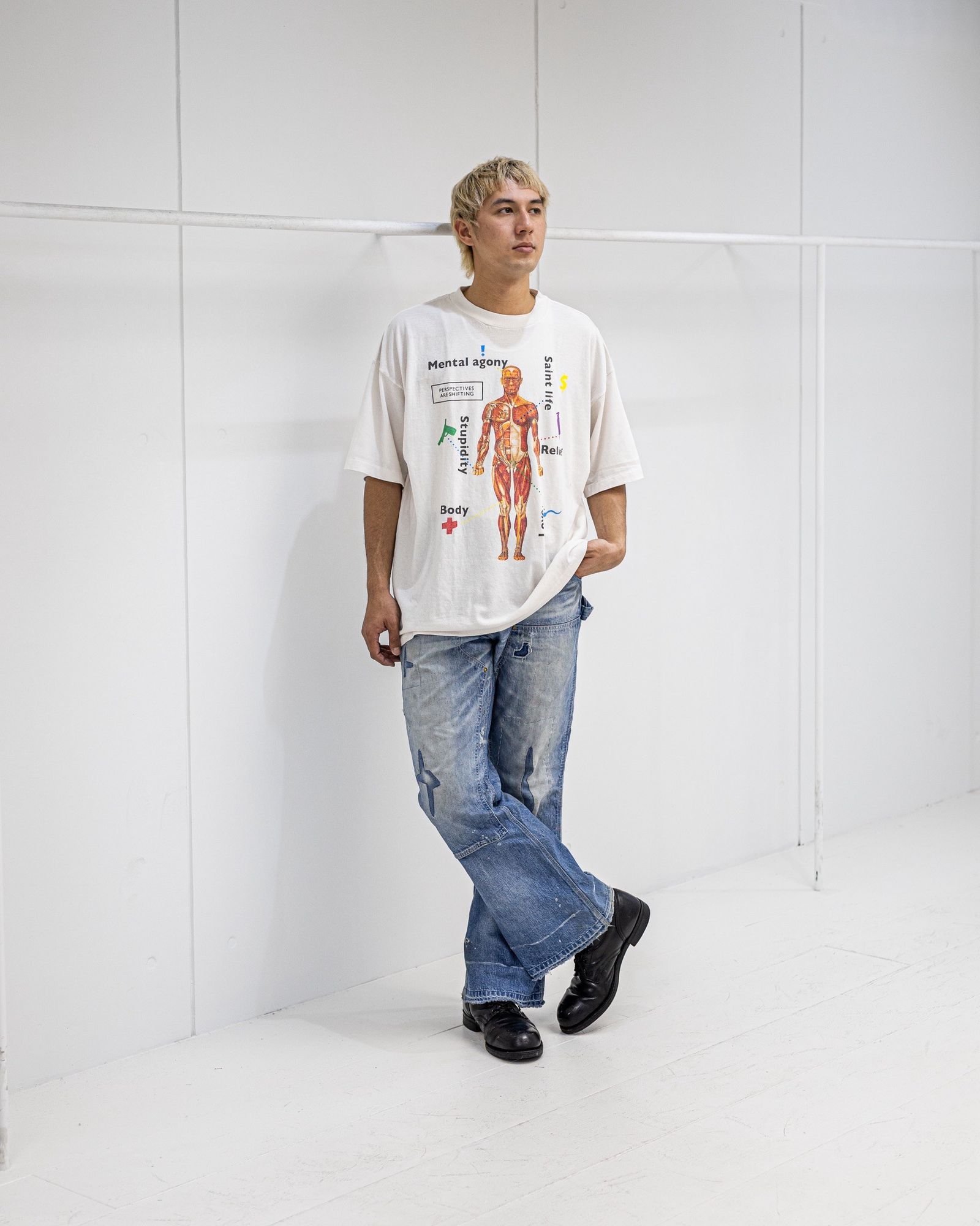 セントマイケル 26SS BODY SS T-SHIRT(SM-MK8-0000-013)WHITE☆4月11日(土)発売！