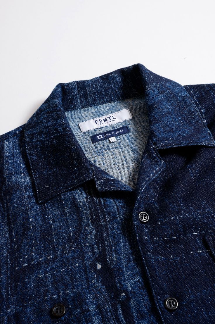 ファンダメンタル 26SS BORO S/S SHIRT RINSE(FA26SH27R)INDIGO☆新作発売！