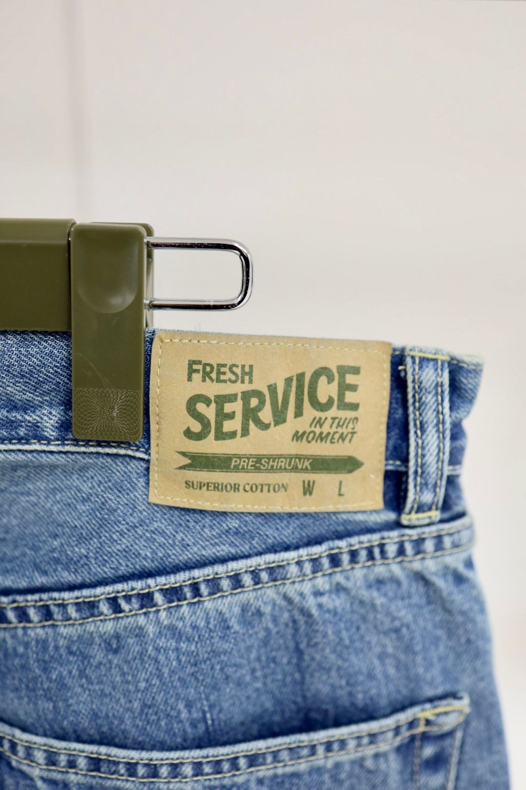 フレッシュサービス CORPORATE DENIM FIVE POCKET PANTS (FSC261-40127FB)LIGHT WASH☆12月20日(土)発売！