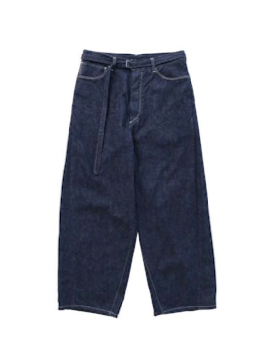 blurhms ブラームス 26SS 12.9oz Denim Bias Belted Pants(BHS26S012)Indigo☆1月23日(金)新作発売！