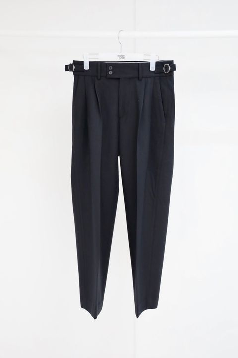 ANOTHER OFFICEアナザーオフィス Santiago Mild Slacks(AOEFPT008)Black