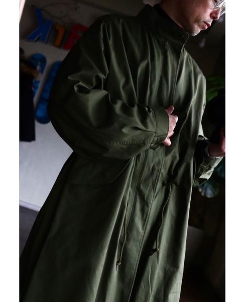 blurhms ROOTSTOCK 23SS blurhmsROOTSTOCK Cotton Poplin 65 Coatスタイル