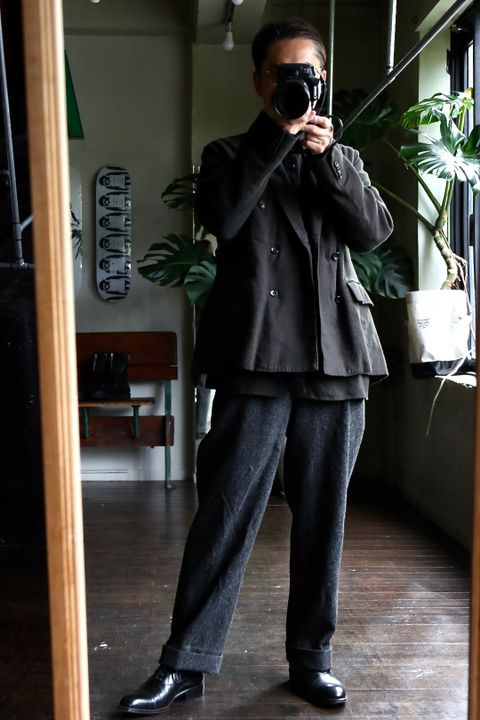 アプレッセ22FW Double Breasted Jacketスタイル.2022.9.26.