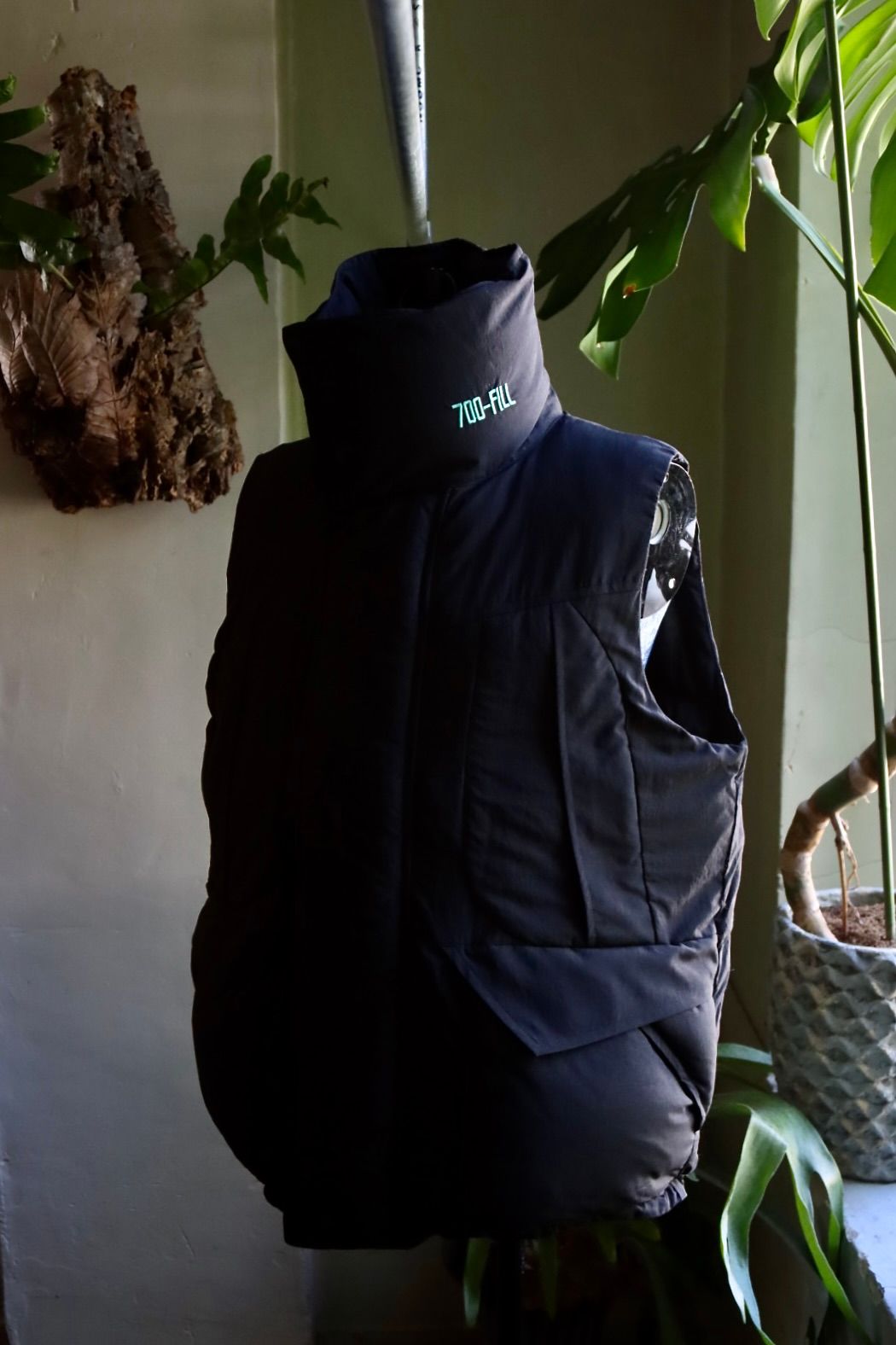 S.F.C エスエフシー23FW GOZILLA 700FILL VEST(SFCFW23J03)Black