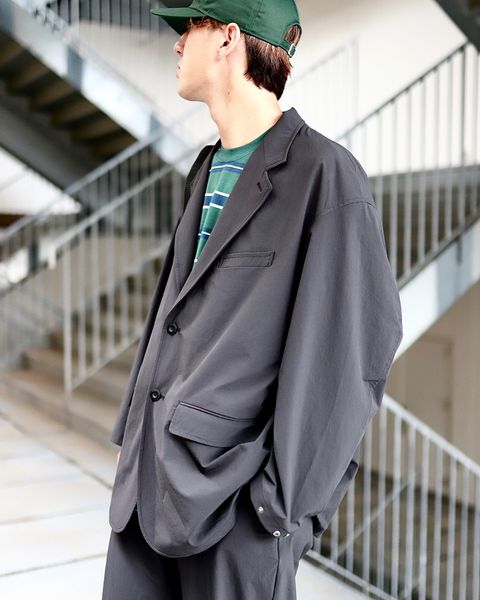 FreshService 23AW CORDURA WATER REPELLENT JACKET"BLACK"スタイル