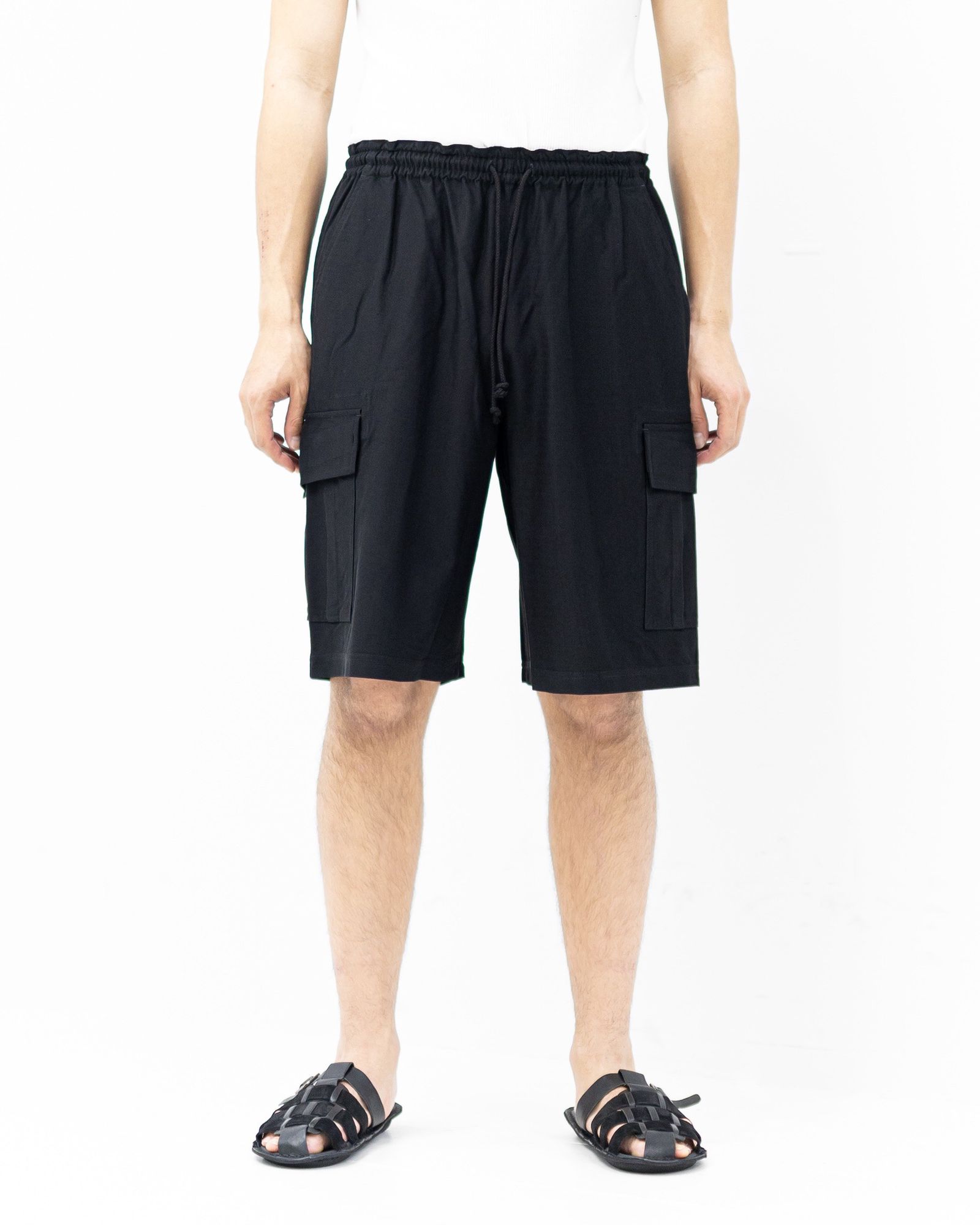 コムデギャルソンオム26SS ストレッチカルゼショーツ(HQ-T019-051)BLACK☆5月1日(金)発売！