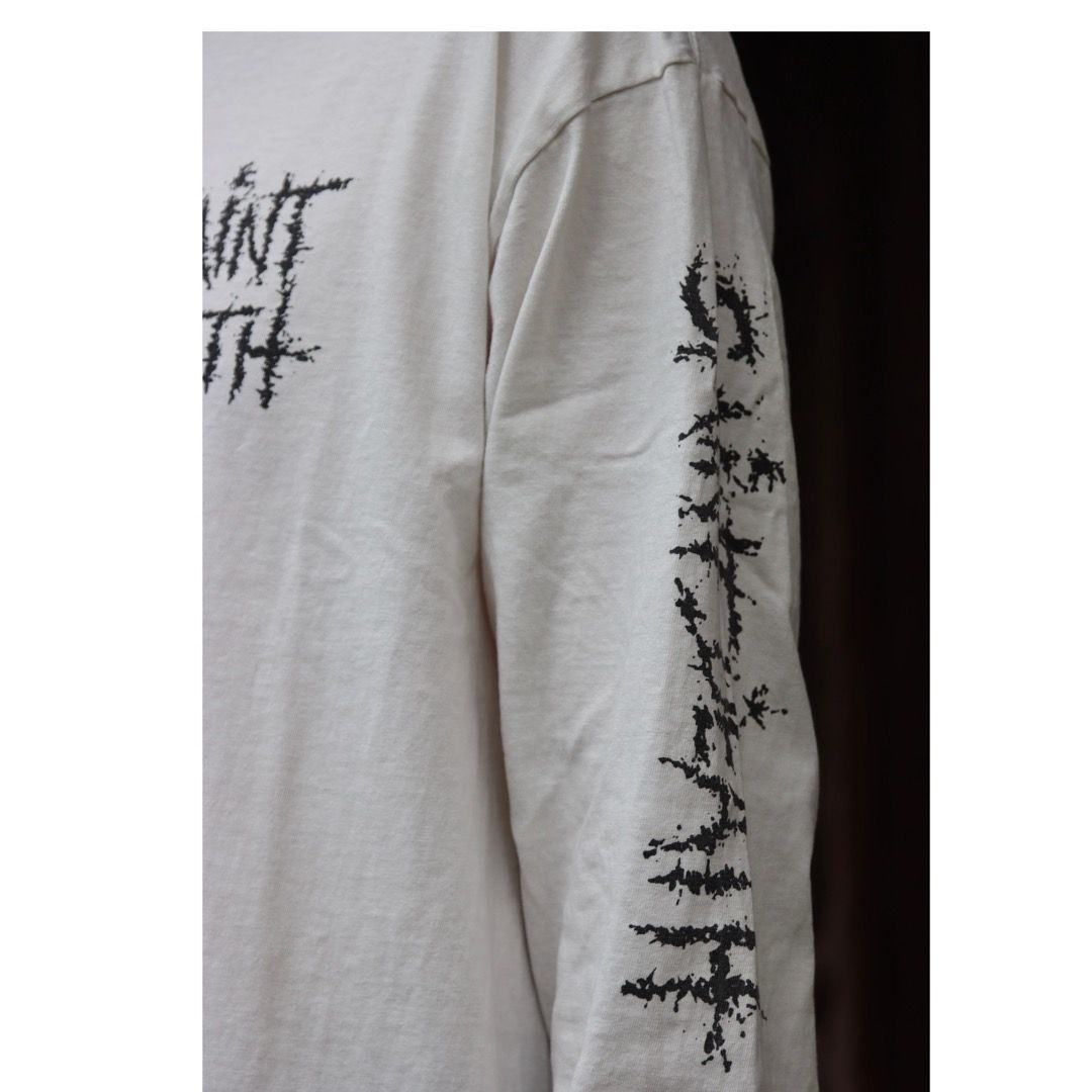 ©SAINT M×××××× LS TEE_SAINTDEATH(SM-A21-0000-020)WHITE style