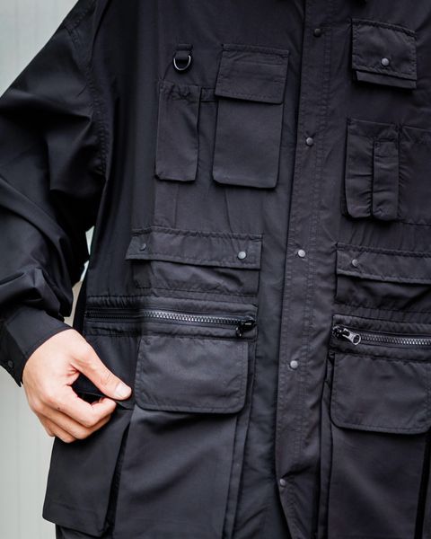 FreshService MINOTECH TAFFETA TACTICAL POCKET L/S SHIRT(BLACK)3月15日(土)新作発売！