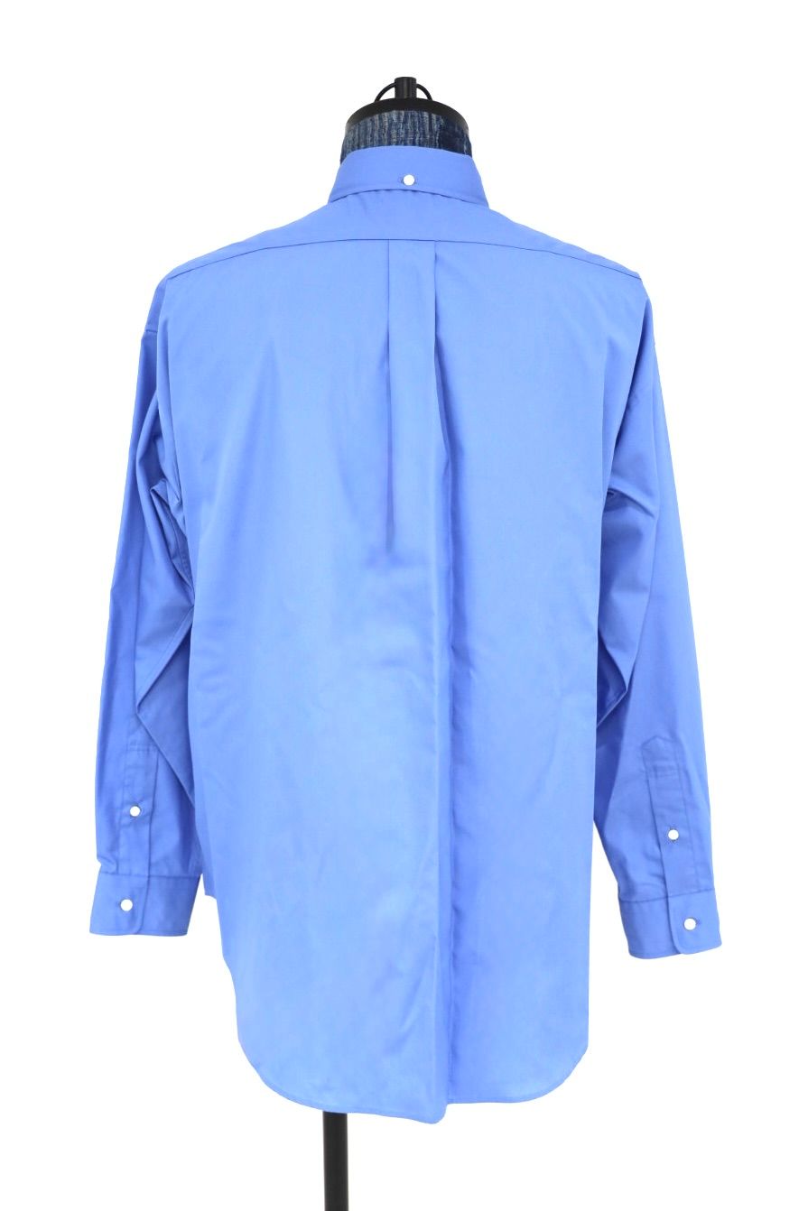 グラフペーパー Easy Care Poplin L/S B.D Box Shirt(GM263-50619)BLUE☆7月11日(土)発売！