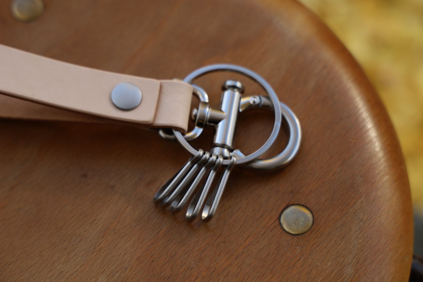 エンダースキーマ キーホルダー  key flock(qn-rc-kha)natural☆12月6日(土)発売！