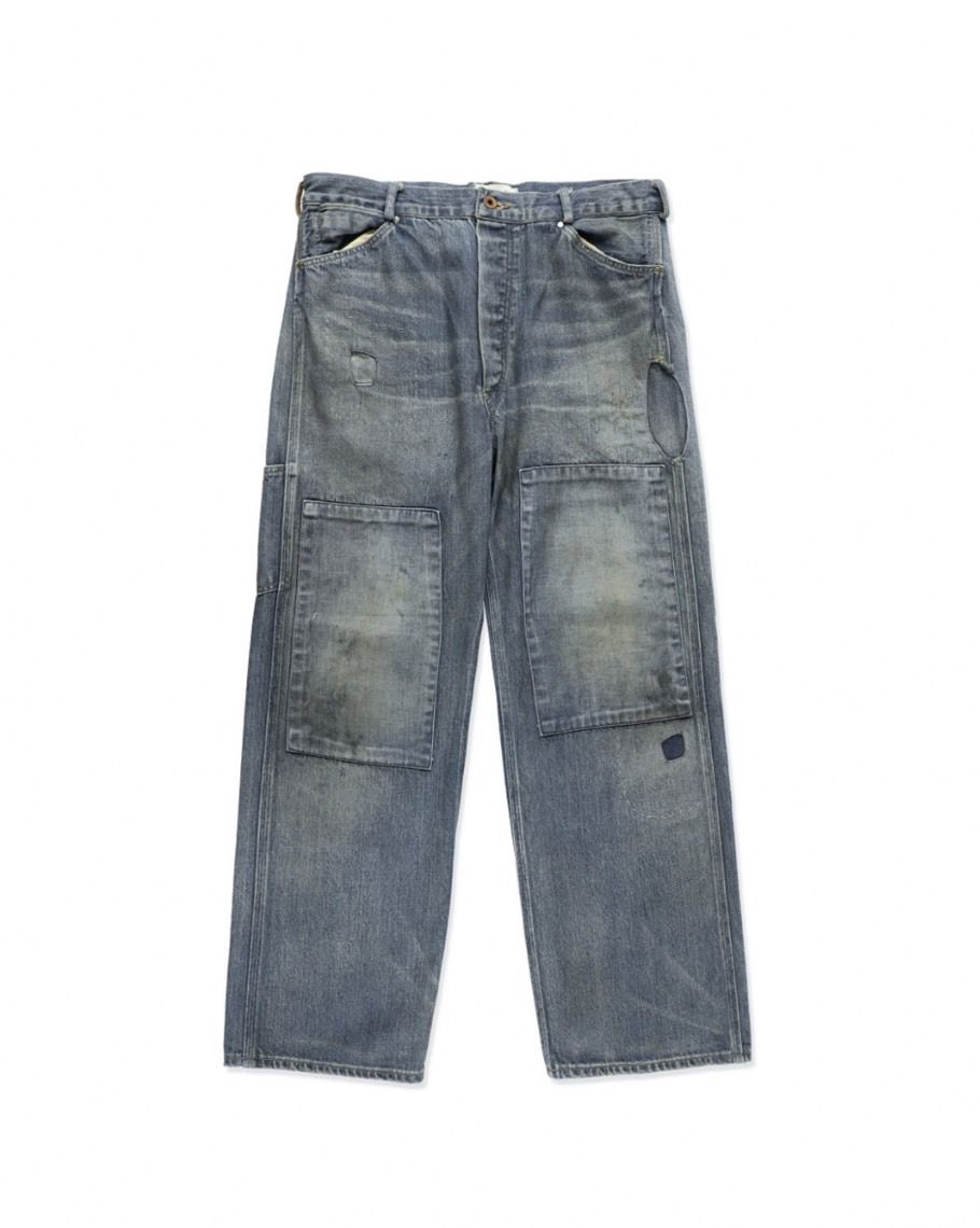 BOW WOW 25FWバウワウ  MINER'S REPAIRED DENIM WORK PANTS(BW252-MRDWP) AGED INDIGO★9月27日(土)発売！