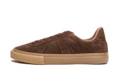 GERMAN MILITARY TRAINER(4700S)BROWN SUEDE